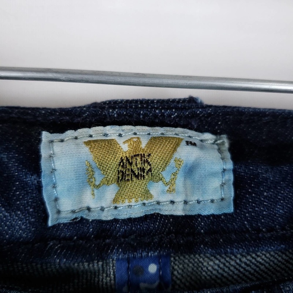 NWT Antik Wide Leg Medium Wash Capri Size 24 - Picture 4 of 5